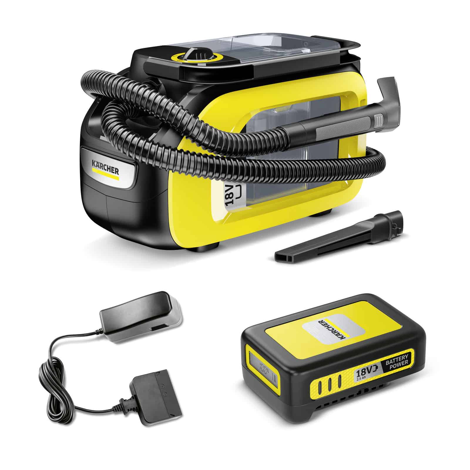 Batériový tepovač SE 3-18 Compact Battery Set