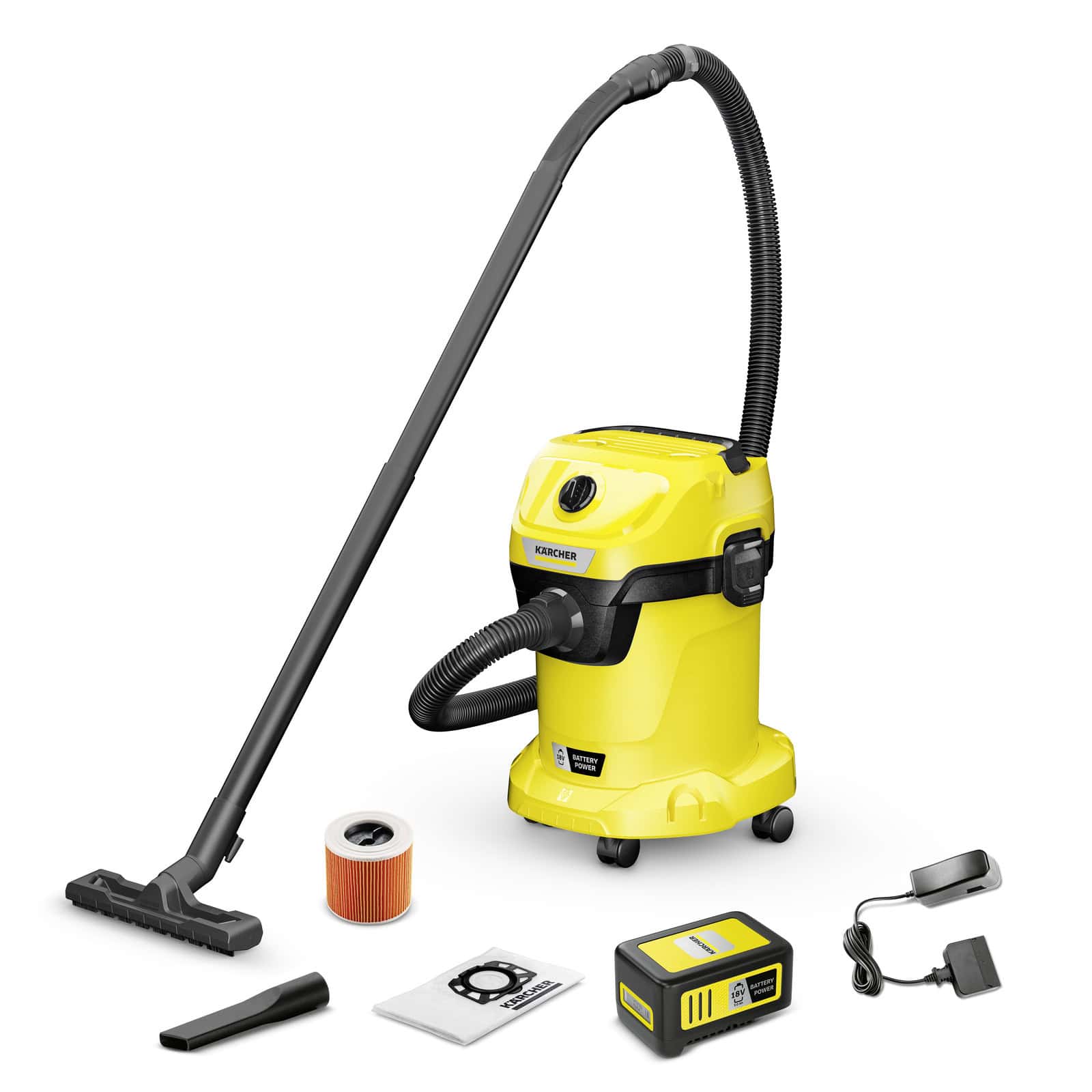 Batériový mokro suchý vysávač Akumulátorový mokro suchý vysávač WD 3-18 Battery Set V-17/20
